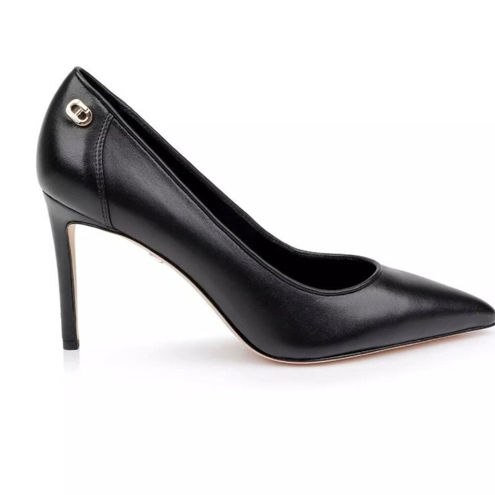 NIB Dee Ocleppo Santorini Leather Stiletto Pump size 7.5, 38